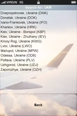 Airport Codes (IATA) android App screenshot 2